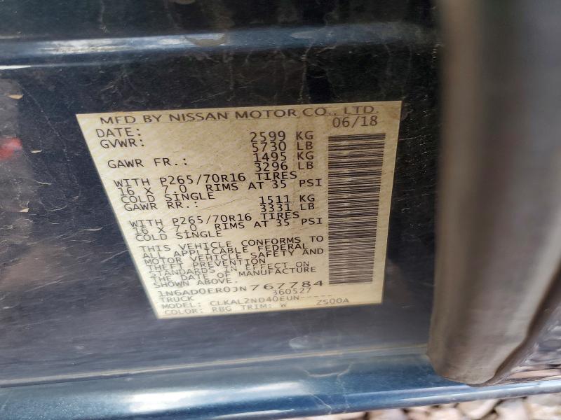 Продаж на аукціоні авто 2018 Nissan Frontier, vin: 1N6AD0ER0JN767784, номер лоту: 69581956