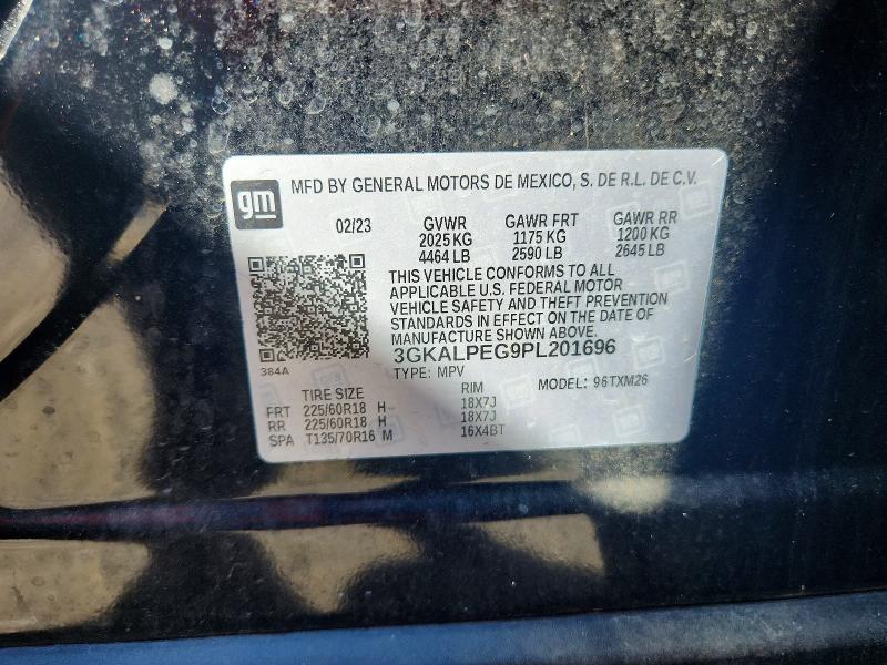 67253786 :رقم المزاد ، 3GKALPEG9PL201696 vin ، 2023 Gmc Terrain مزاد بيع