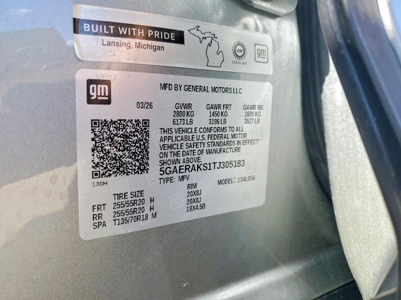 Aukcja sprzedaży 2026 Buick Enclave, vin: 5GAERAKS1TJ305183, numer aukcji: 69155566