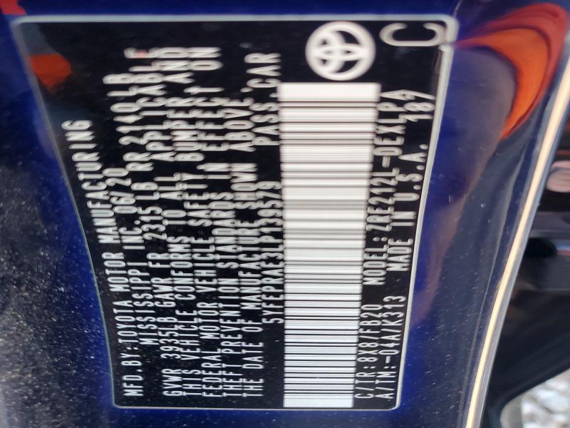 Продажа на аукционе авто 2020 Toyota Corolla, vin: 5YFEPRAE3LP139579, номер лота: 70333856