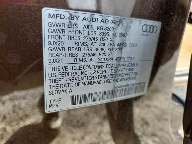 Продажа на аукционе авто 2014 Audi Q7, vin: WA1VMBFE9ED006754, номер лота: 68743186
