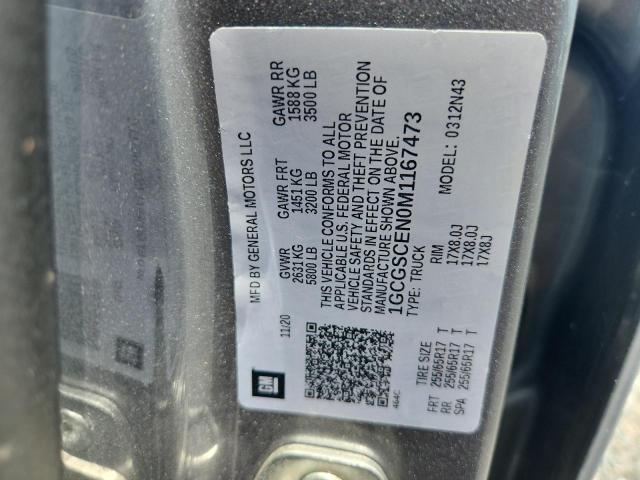 2021 Chevrolet Colorado მანქანა იყიდება აუქციონზე, vin: 1GCGSCEN0M1167473, აუქციონის ნომერი: 67370606