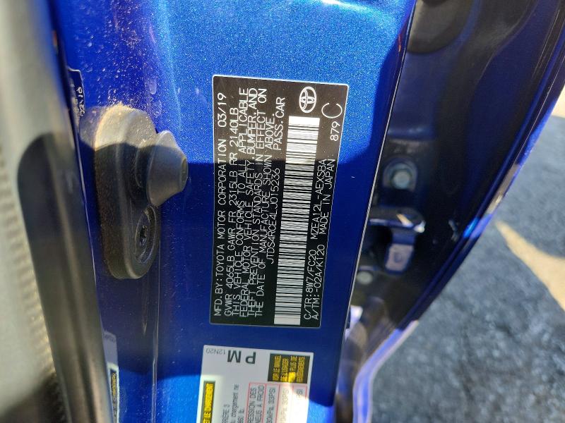 68643346 :رقم المزاد ، JTDS4RCE4LJ015236 vin ، 2020 Toyota Corolla مزاد بيع