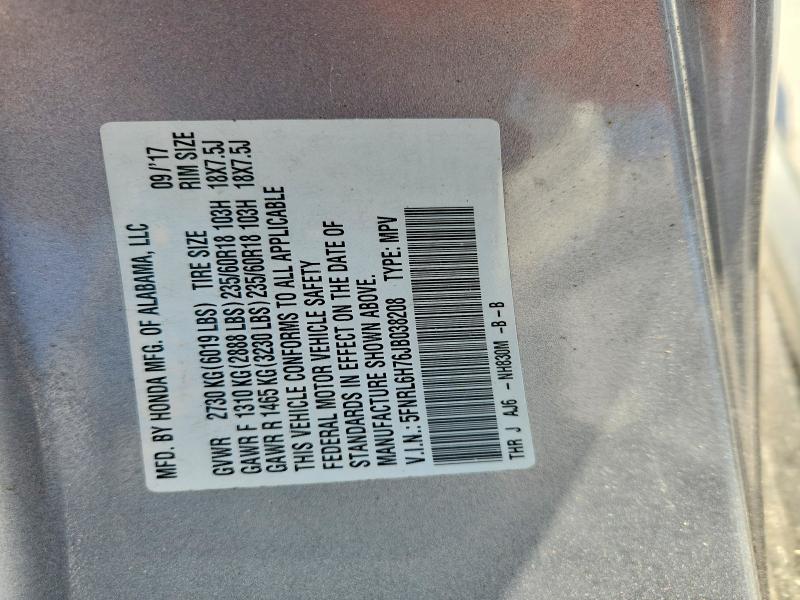 68785956 :رقم المزاد ، 5FNRL6H76JB038208 vin ، 2018 Honda Odyssey مزاد بيع