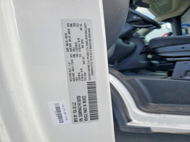 68378666 :رقم المزاد ، 3C6MRWAZ1RE109750 vin ، 2024 Ram Promaster 3500 مزاد بيع