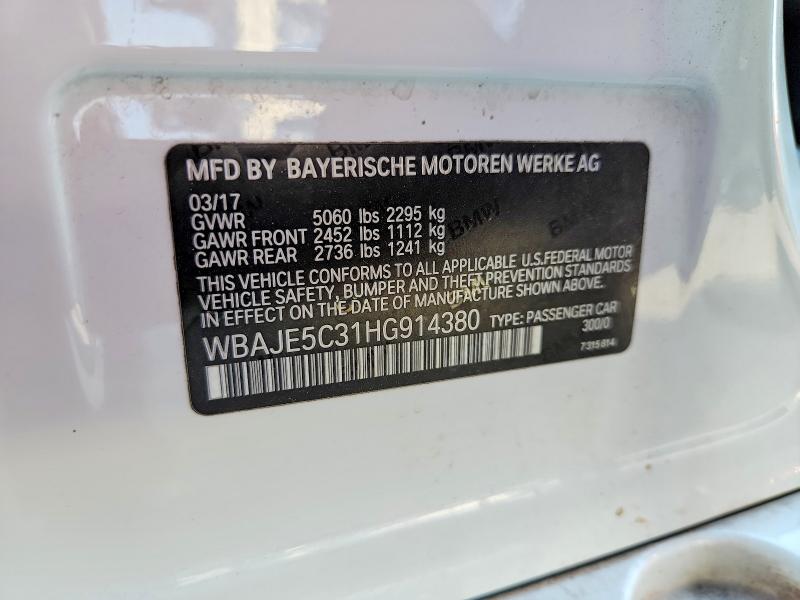Продажа на аукционе авто 2017 Bmw 540, vin: WBAJE5C31HG914380, номер лота: 68396336