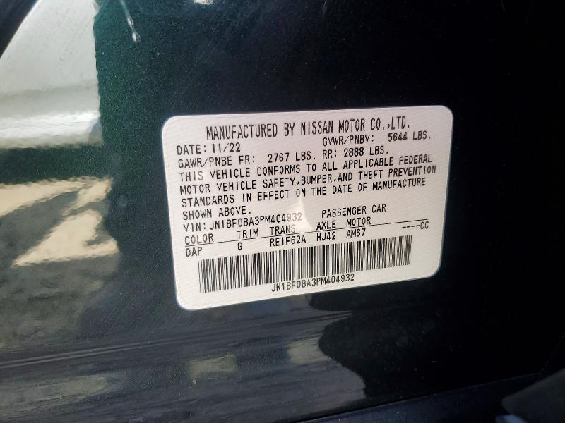 Продаж на аукціоні авто 2023 Nissan Ariya, vin: JN1BF0BA3PM404932, номер лоту: 69828646