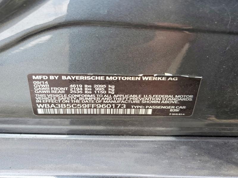 68813496 :رقم المزاد ، WBA3B5C59FF960173 vin ، 2015 Bmw 328 مزاد بيع