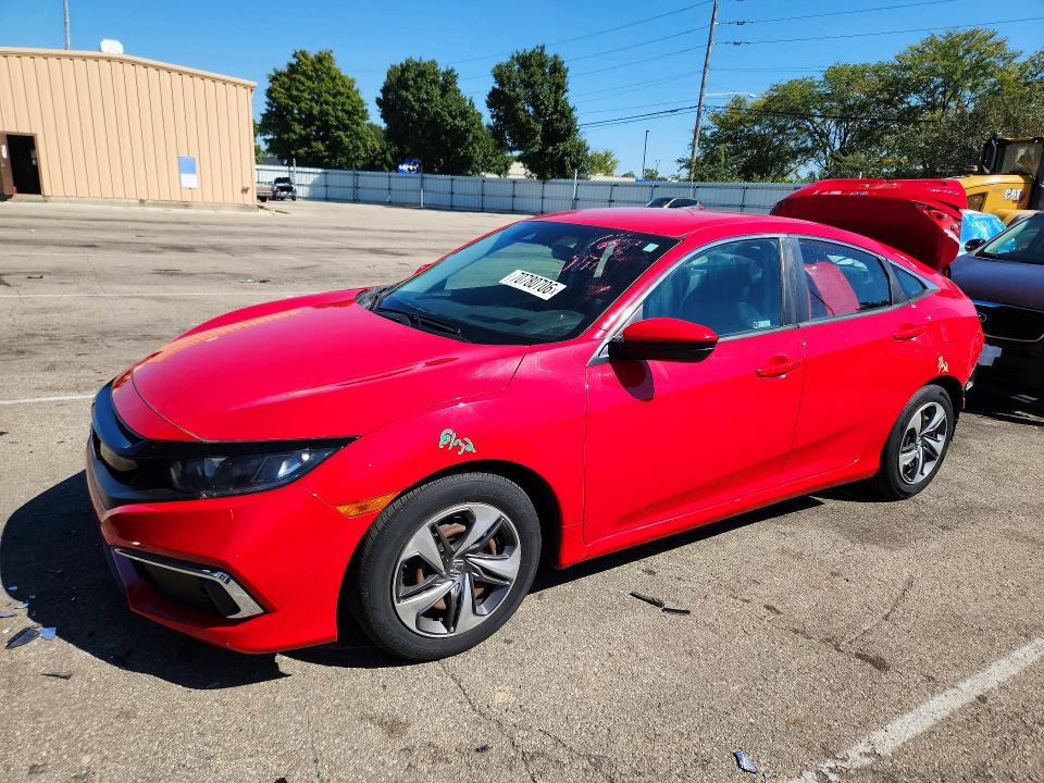 2020 Honda Civic მანქანა იყიდება აუქციონზე, vin: 2HGFC2F69LH532633, აუქციონის ნომერი: 70780706