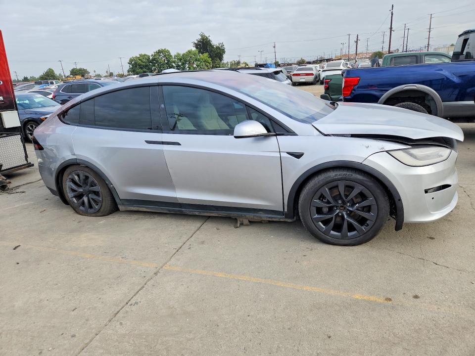 69340456 :رقم المزاد ، 7SAXCDE56SF463608 vin ، 2025 Tesla Model X مزاد بيع