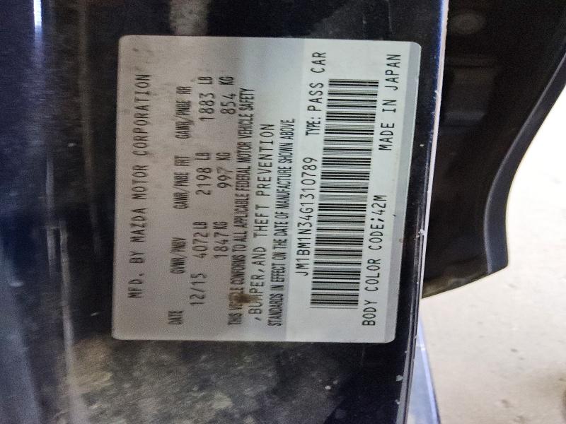 Продаж на аукціоні авто 2016 Mazda 3, vin: JM1BM1N34G1310789, номер лоту: 69340766