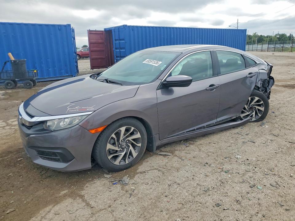 69591536 :رقم المزاد ، 19XFC2F74HE022443 vin ، 2017 Honda Civic مزاد بيع