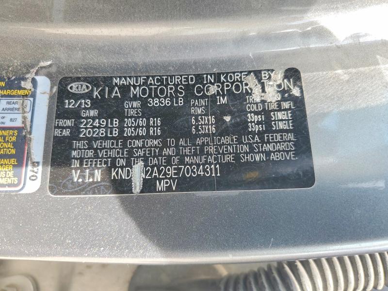 Aukcja sprzedaży 2014 Kia Soul, vin: KNDJN2A29E7034311, numer aukcji: 68547446