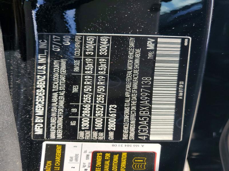 Продаж на аукціоні авто 2018 Mercedes-benz Gle, vin: 4JGDA5JBXJA997138, номер лоту: 69629976