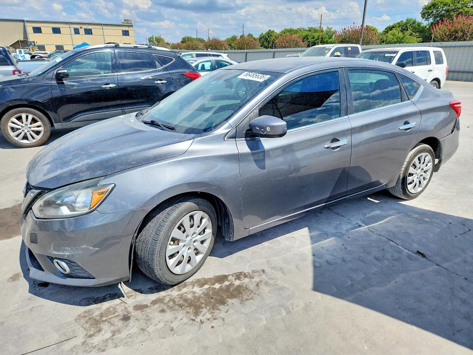 66485636 :رقم المزاد ، 3N1AB7AP7KY248017 vin ، 2019 Nissan Sentra مزاد بيع