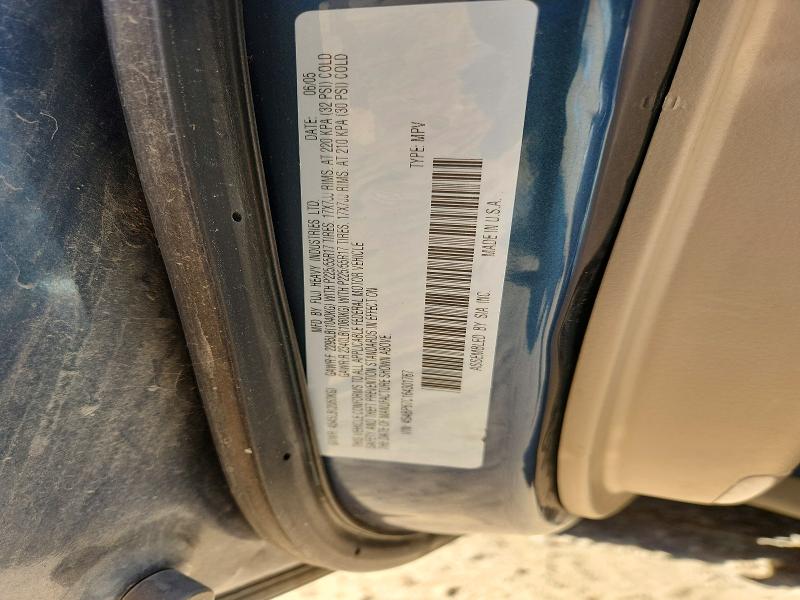 Aukcja sprzedaży 2006 Subaru Legacy, vin: 4S4BP67C164301767, numer aukcji: 68346666