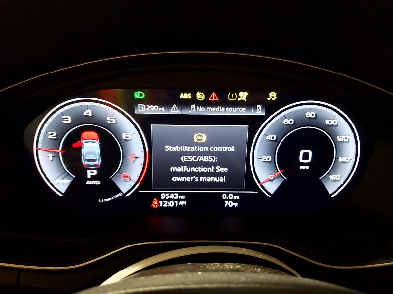 2024 Audi A5 მანქანა იყიდება აუქციონზე, vin: WAUFACF55RA114432, აუქციონის ნომერი: 69538966
