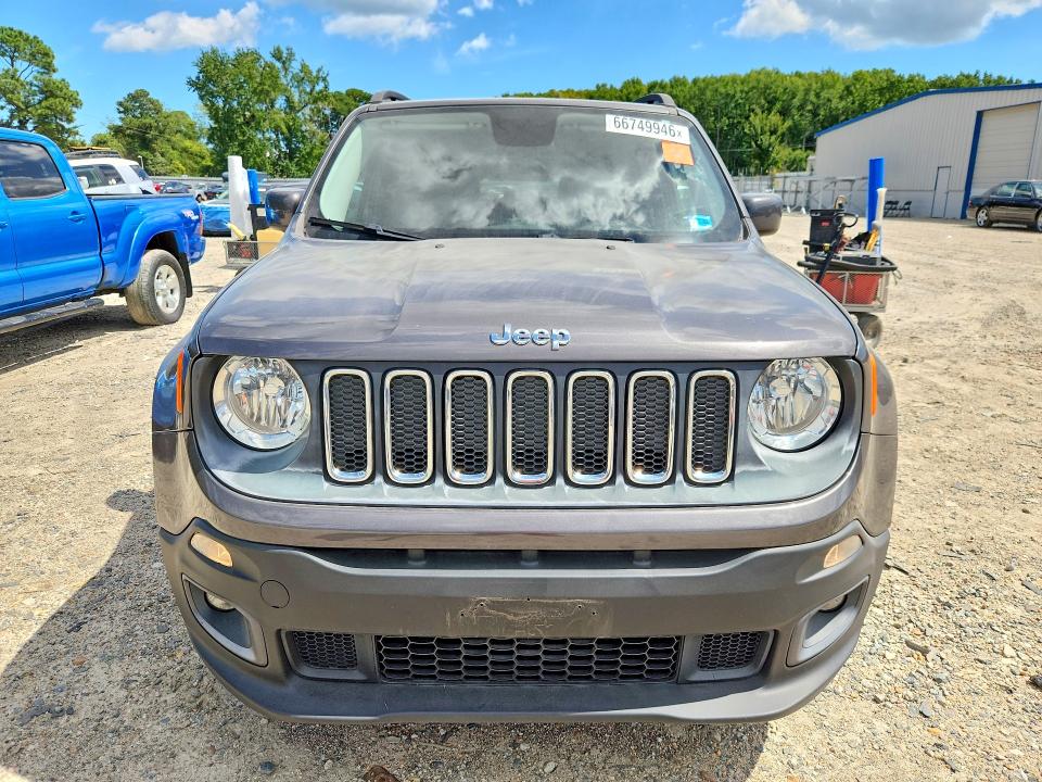 66749946 :رقم المزاد ، ZACCJBBT0GPE32136 vin ، 2016 Jeep Renegade مزاد بيع