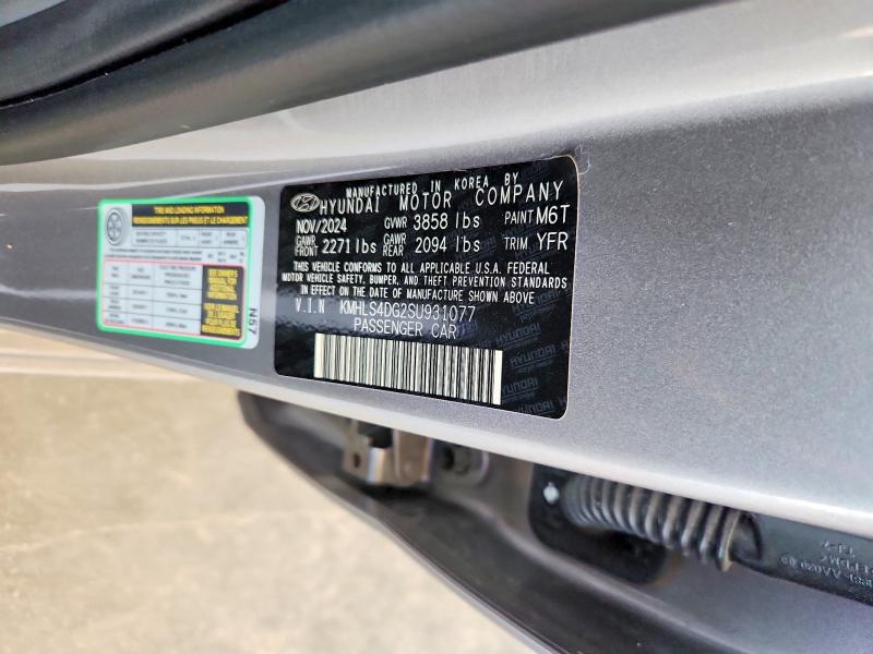 Aukcja sprzedaży 2025 Hyundai Elantra, vin: KMHLS4DG2SU931077, numer aukcji: 67622326