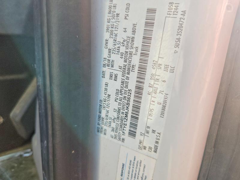 67189376 :رقم المزاد ، 1FTYE1ZM8JKB56325 vin ، 2018 Ford Transit مزاد بيع