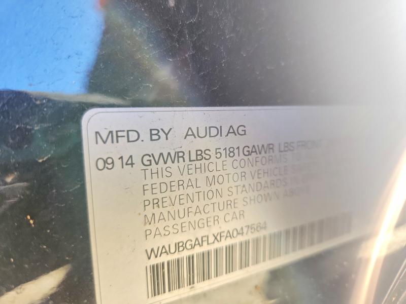 Aukcja sprzedaży 2015 Audi S4, vin: WAUBGAFLXFA047564, numer aukcji: 68334646