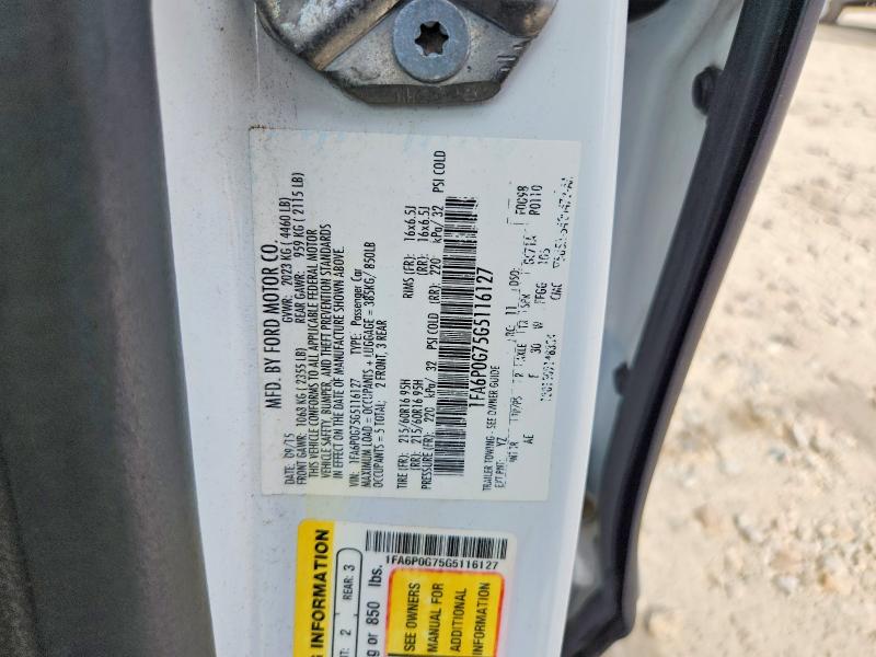 Продаж на аукціоні авто 2016 Ford Fusion, vin: 1FA6P0G75G5116127, номер лоту: 68406736