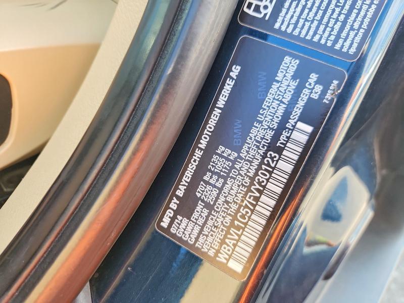 Aukcja sprzedaży 2015 Bmw X1, vin: WBAVL1C57FVY30123, numer aukcji: 67702816