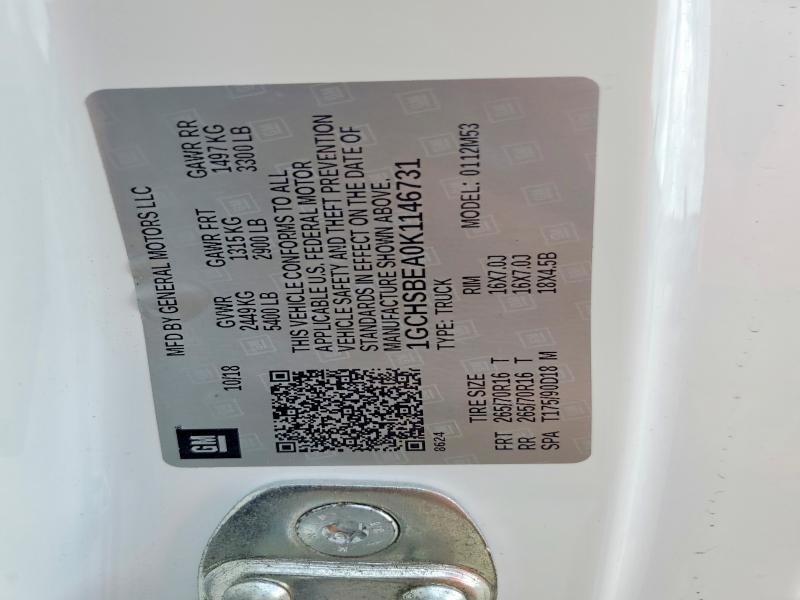 Продаж на аукціоні авто 2019 Chevrolet Colorado, vin: 1GCHSBEA0K1146731, номер лоту: 67207666