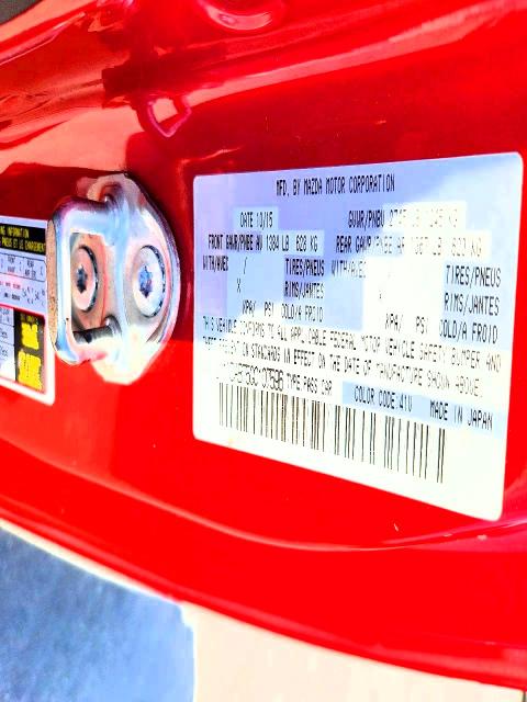 2016 Mazda Mx-5 Miata მანქანა იყიდება აუქციონზე, vin: JM1NDAB75G0107596, აუქციონის ნომერი: 69636876