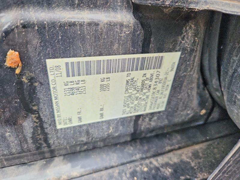 Продаж на аукціоні авто 2009 Nissan Maxima, vin: 1N4AA51E59C834307, номер лоту: 68517426