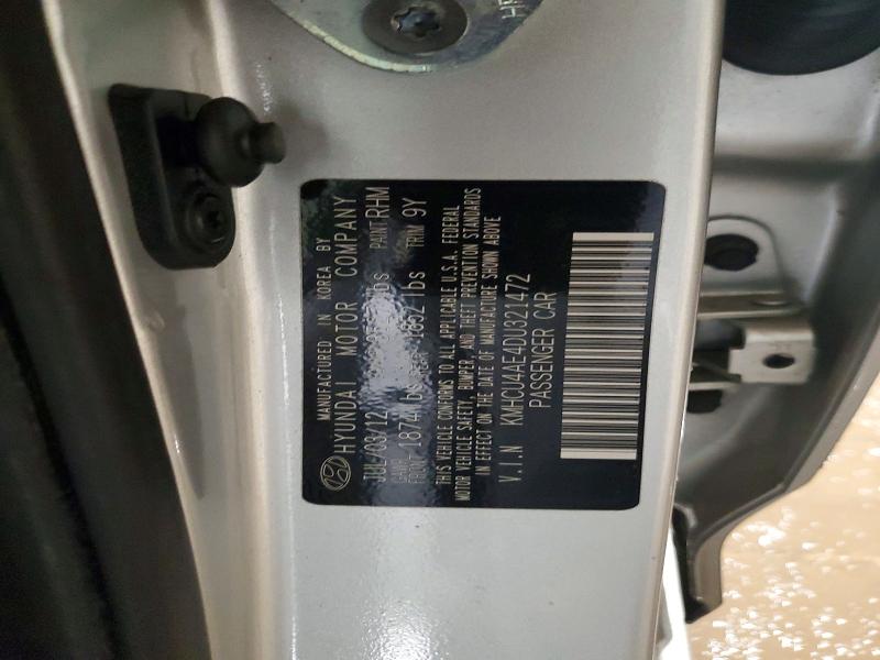 Продажа на аукционе авто 2013 Hyundai Accent, vin: KMHCU4AE4DU321472, номер лота: 70071836