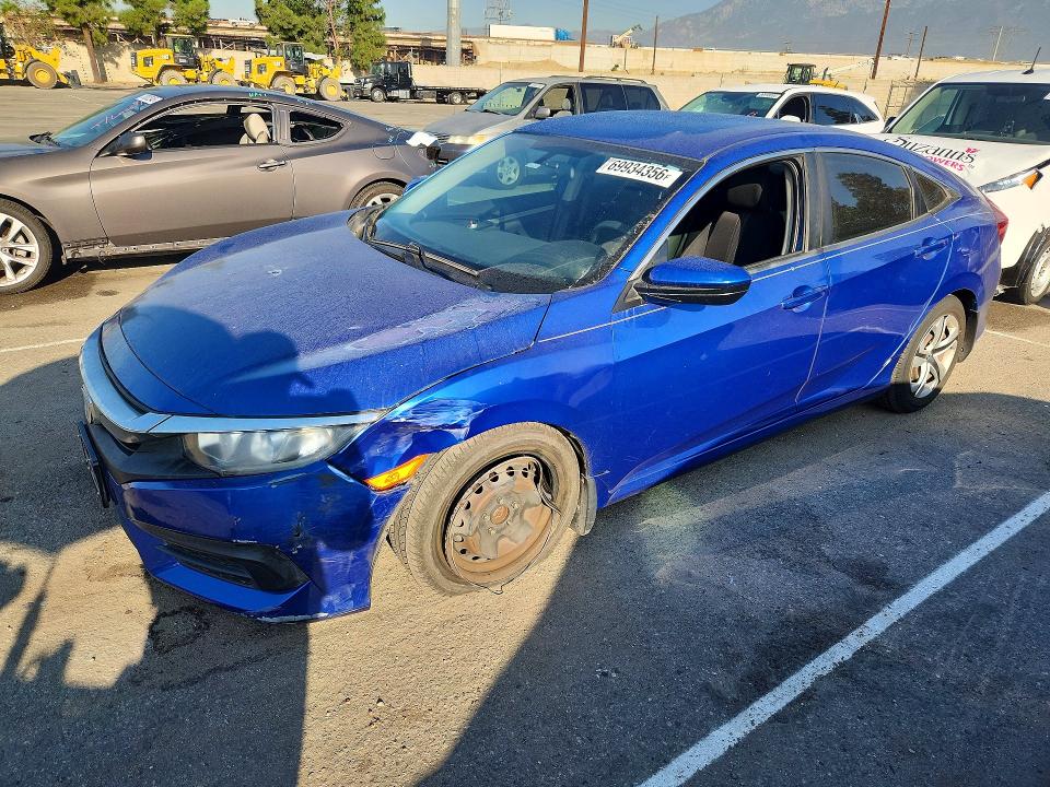 69934356 :رقم المزاد ، 19XFC2F55HE022658 vin ، 2017 Honda Civic مزاد بيع