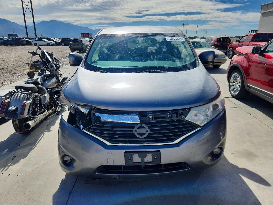 2015 Nissan Quest მანქანა იყიდება აუქციონზე, vin: JN8AE2KP6F9129333, აუქციონის ნომერი: 70071636