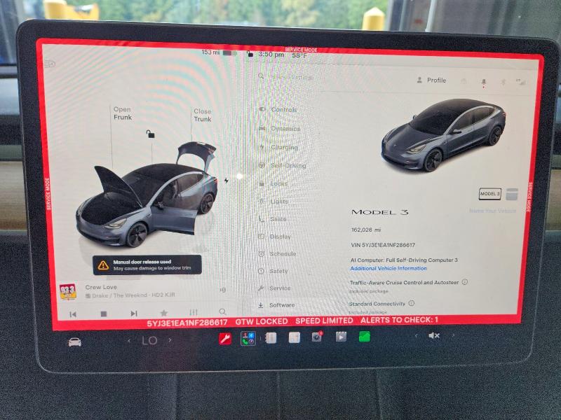 2022 Tesla Model 3 მანქანა იყიდება აუქციონზე, vin: 5YJ3E1EA1NF286617, აუქციონის ნომერი: 70710056