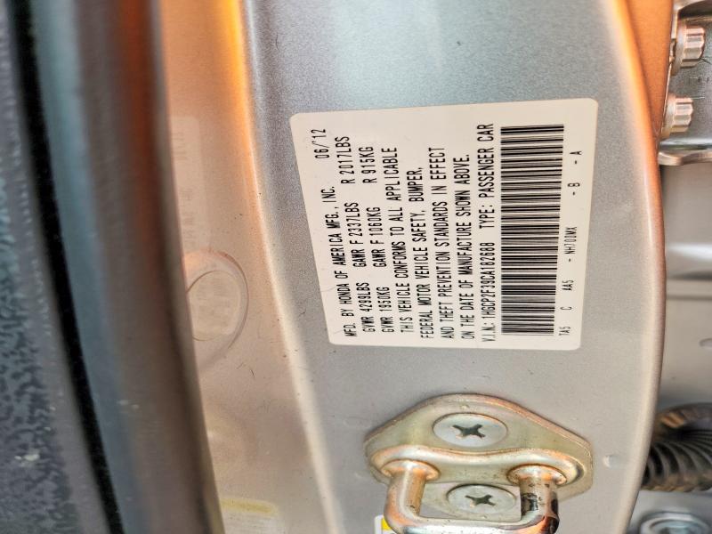Aukcja sprzedaży 2012 Honda Accord, vin: 1HGCP2F39CA182688, numer aukcji: 70408526