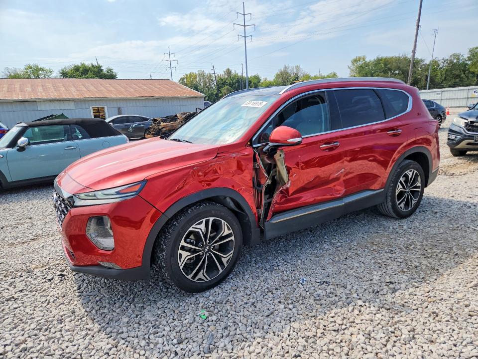 2019 Hyundai Santa Fe მანქანა იყიდება აუქციონზე, vin: 5NMS5CAAXKH075830, აუქციონის ნომერი: 69118976