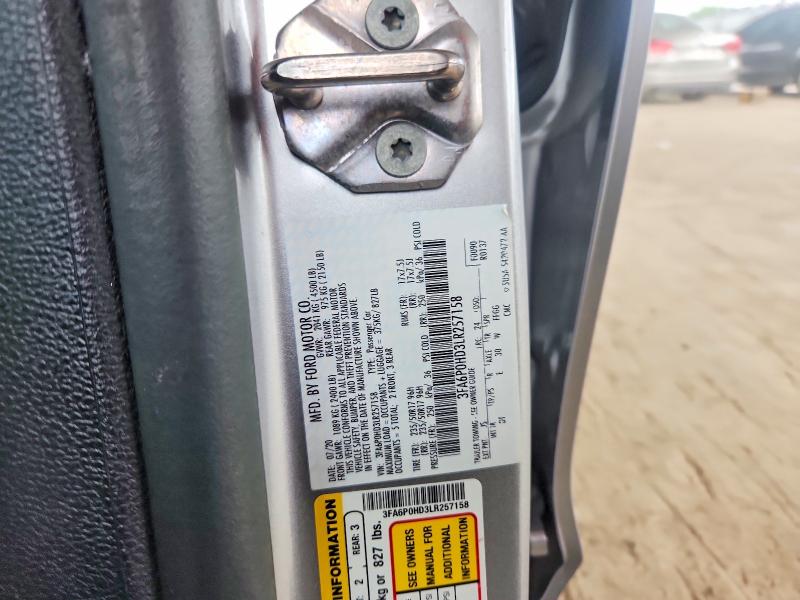 Продажа на аукционе авто 2020 Ford Fusion, vin: 3FA6P0HD3LR257158, номер лота: 69999386