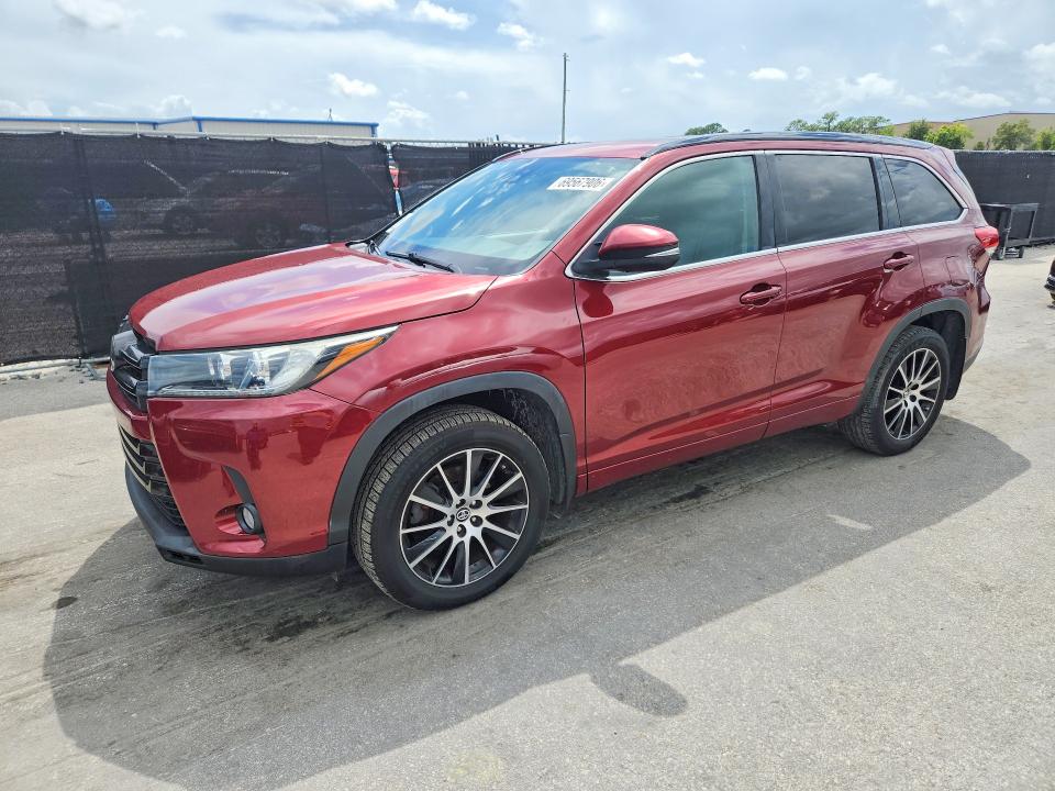 Продажа на аукционе авто 2018 Toyota Highlander, vin: 5TDJZRFH0JS540765, номер лота: 69567906