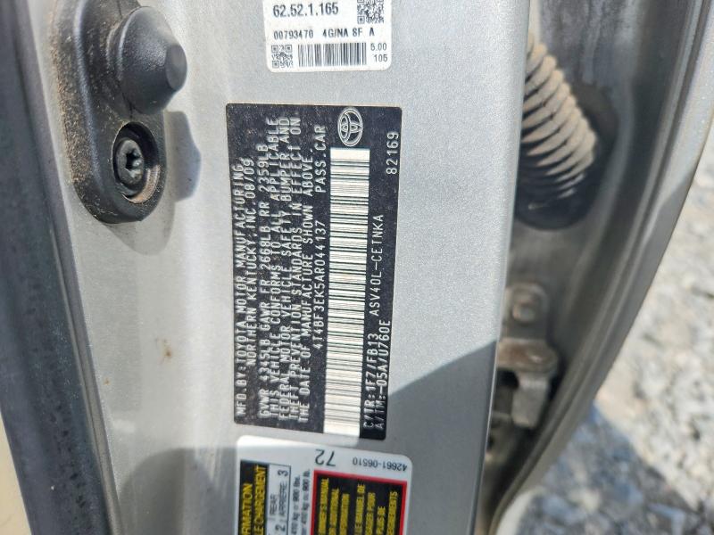 2010 Toyota Camry მანქანა იყიდება აუქციონზე, vin: 4T4BF3EK5AR044137, აუქციონის ნომერი: 70503056