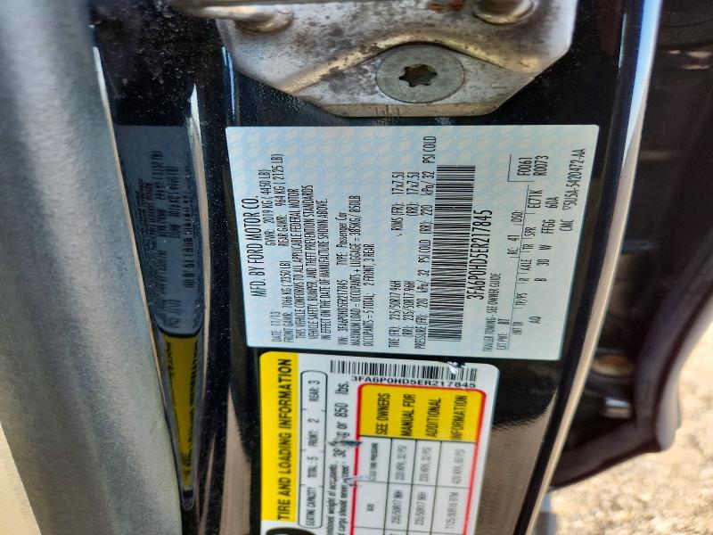 Продажа на аукционе авто 2014 Ford Fusion, vin: 3FA6P0HD5ER217845, номер лота: 67830236
