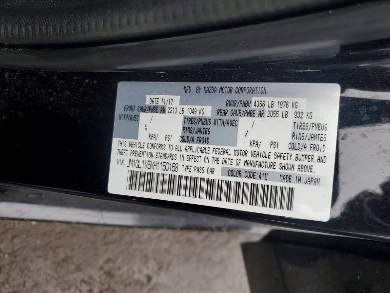 2017 Mazda 6 მანქანა იყიდება აუქციონზე, vin: JM1GL1V5XH1150168, აუქციონის ნომერი: 68658506