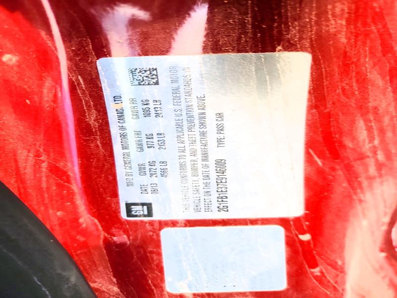 2014 Chevrolet Camaro მანქანა იყიდება აუქციონზე, vin: 2G1FB1E37E9146009, აუქციონის ნომერი: 70103946