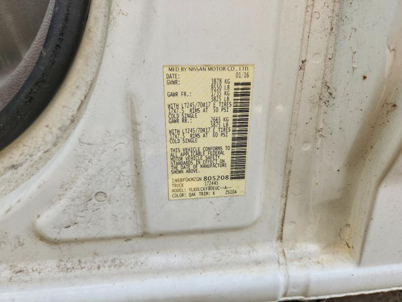 2016 Nissan Nv მანქანა იყიდება აუქციონზე, vin: 1N6BF0KM2GN805208, აუქციონის ნომერი: 64730186