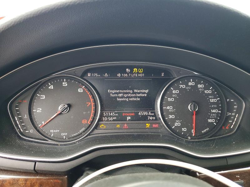 2019 Audi A4 მანქანა იყიდება აუქციონზე, vin: WAUDNAF40KA013604, აუქციონის ნომერი: 68408156