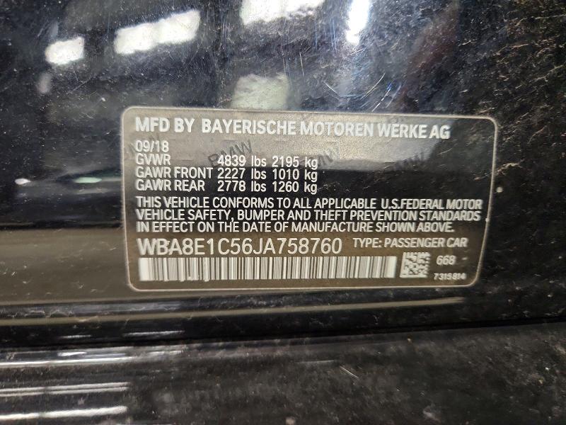 Продаж на аукціоні авто 2018 Bmw 330e, vin: WBA8E1C56JA758760, номер лоту: 68017816
