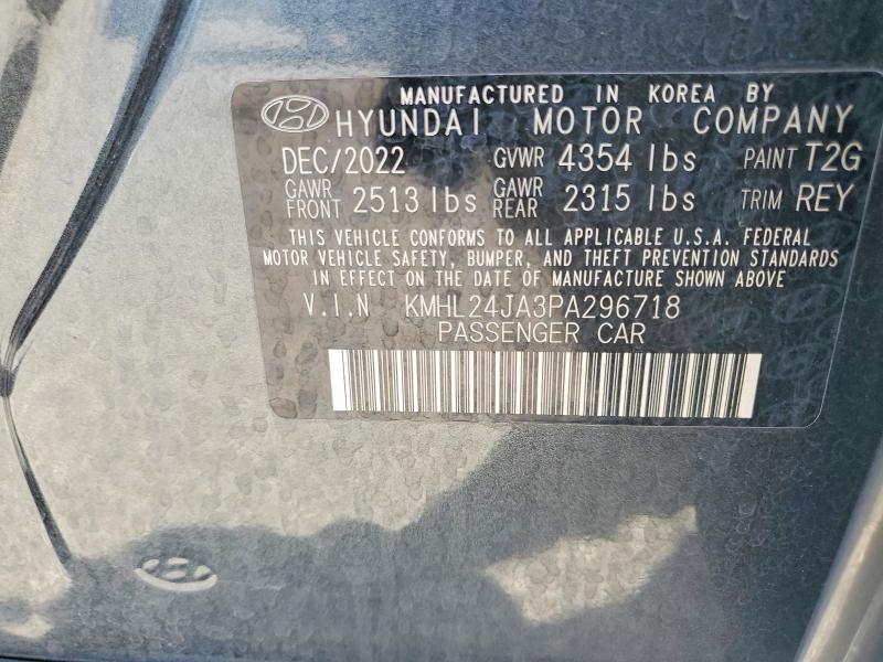 Aukcja sprzedaży 2023 Hyundai Sonata, vin: KMHL24JA3PA296718, numer aukcji: 67864366