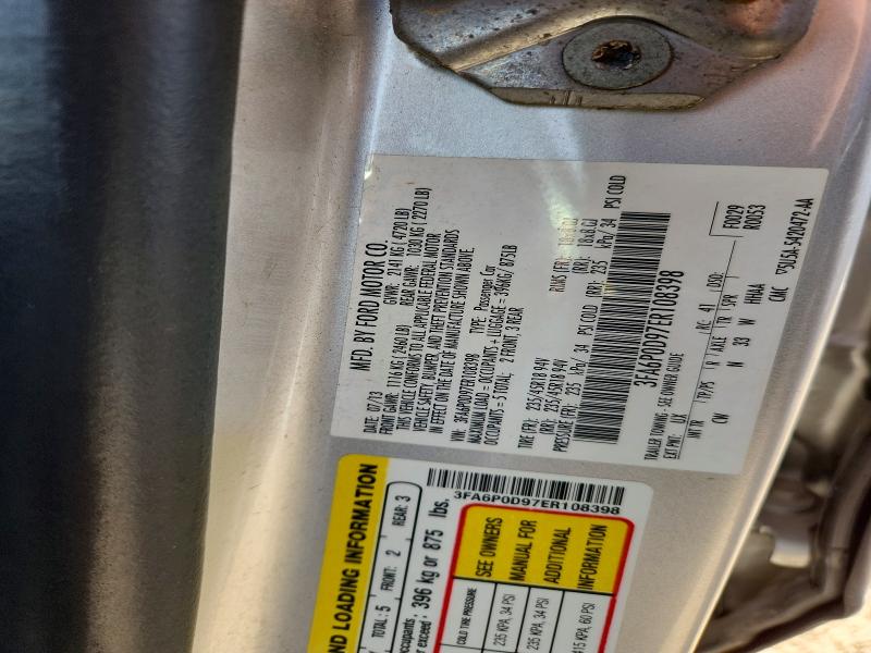 Auction sale of the 2014 Ford Fusion, vin: 3FA6P0D97ER108398, lot number: 68853256