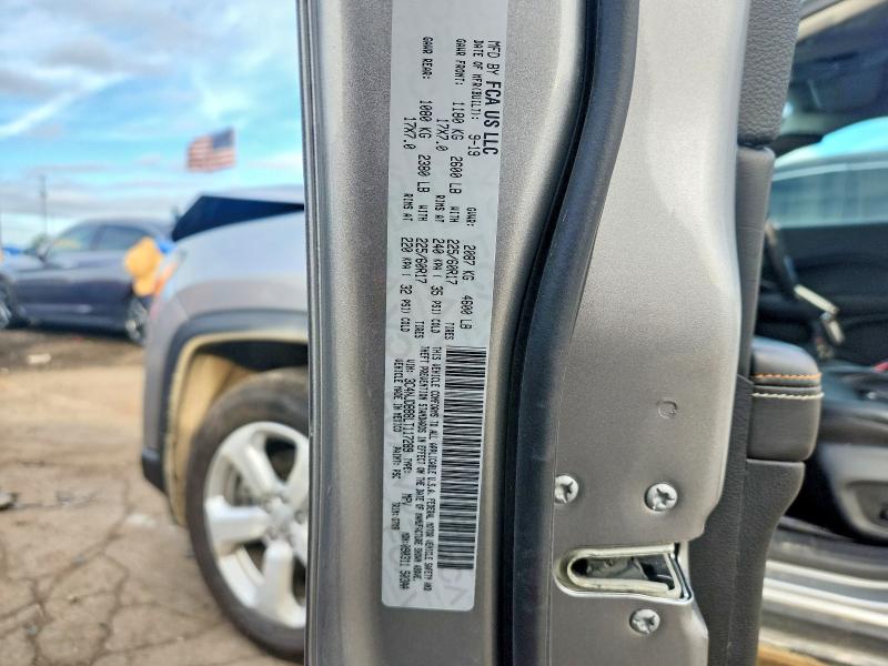 69754856 :رقم المزاد ، 3C4NJDBB8LT117289 vin ، 2020 Jeep Compass مزاد بيع
