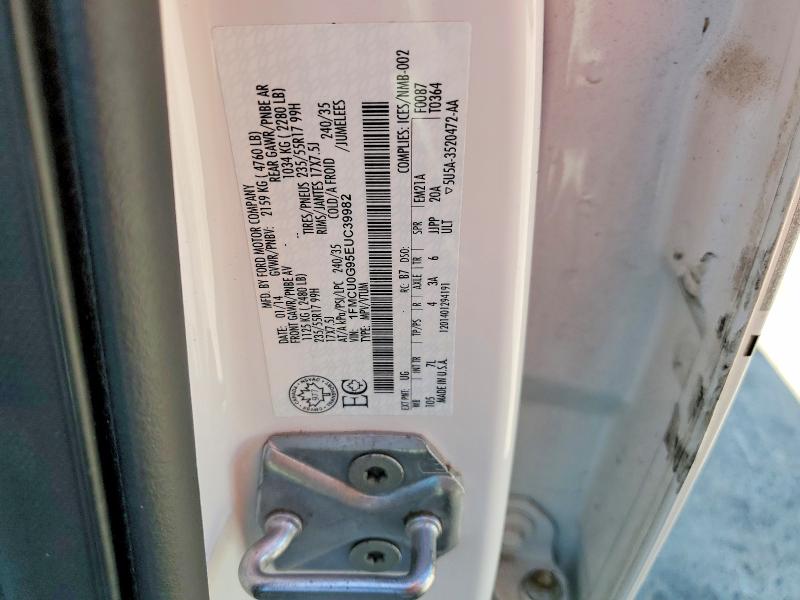 68824206 :رقم المزاد ، 1FMCU0G95EUC39982 vin ، 2014 Ford Escape مزاد بيع