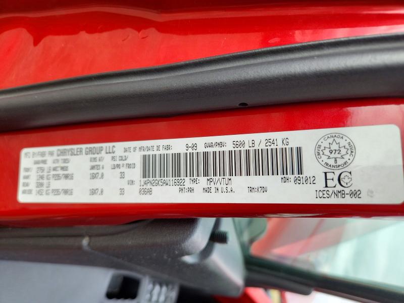 Aukcja sprzedaży 2010 Jeep Liberty, vin: 1J4PN2GK5AW116922, numer aukcji: 67734316